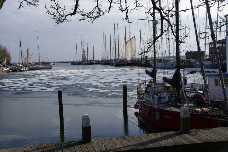 De haven van Enkhuizen