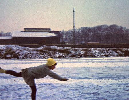 Schaatsen in winter '62/'63